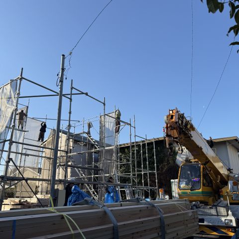 本日、棟上げ完了❗️ アイキャッチ画像